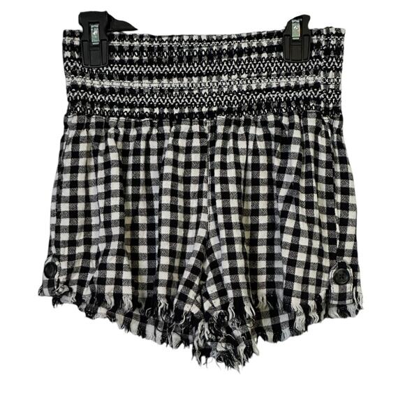 Rewash black white checks pull on shorts size Medium - Picture 13 of 13